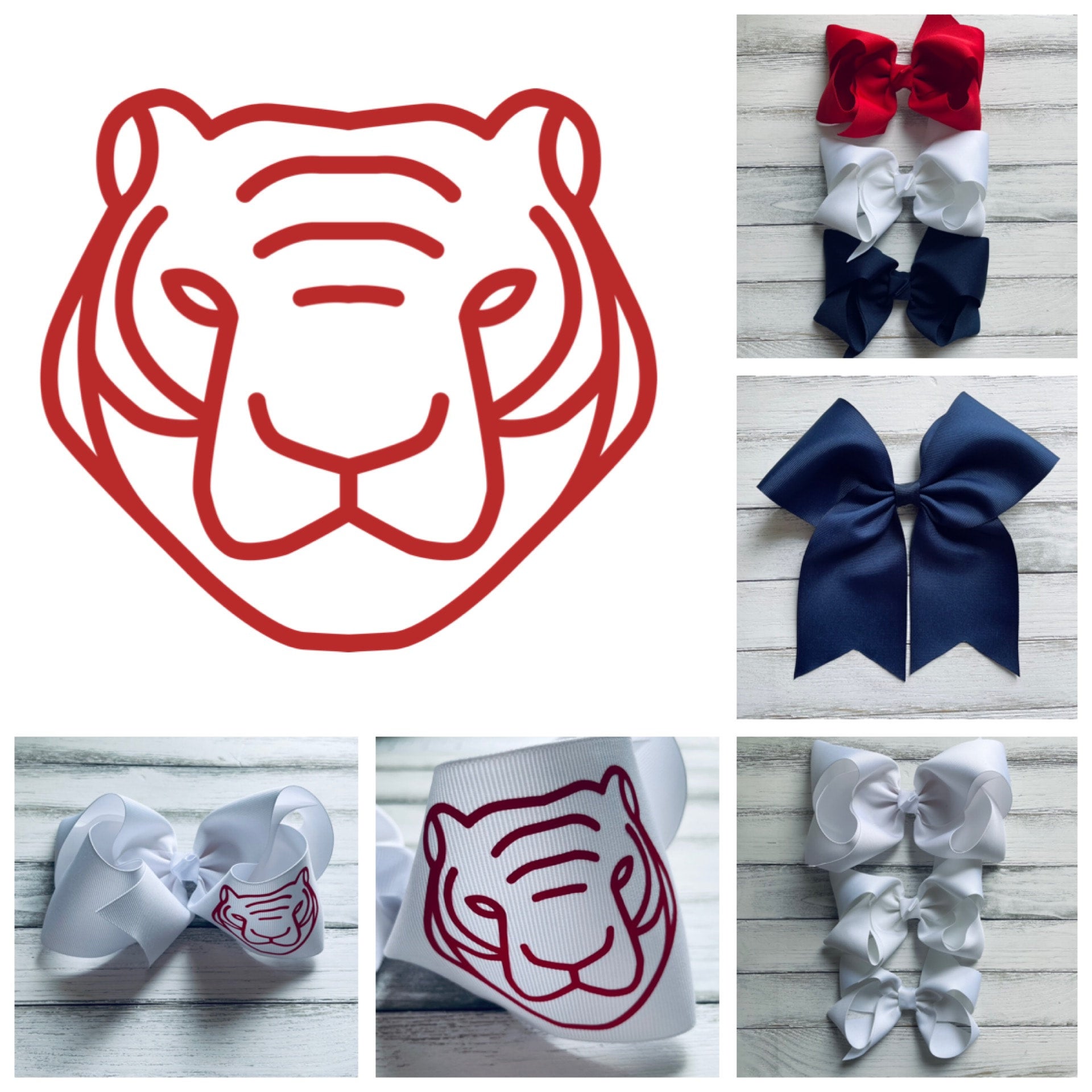 Tiger Hair Bow